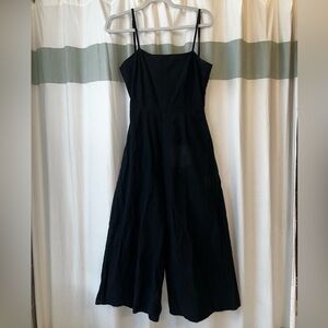 Oh Polly Black Tie / Zip Back Formal Jumpsuit